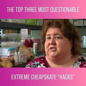 These extreme cheapskate “hacks” are definitely not for everybody. From reusing toilet paper to using pickles for bug bites, which hack would you be willing to try? Watch more like this on discovery : https://bit.ly/3kO2qS6 | Love Reality