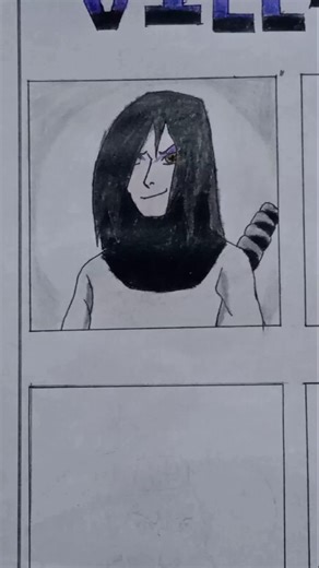 drawing orochimaru 💥☠️