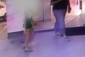 Vídeo mostra pedófilo levando menina de 12 anos para o apartamento no DF