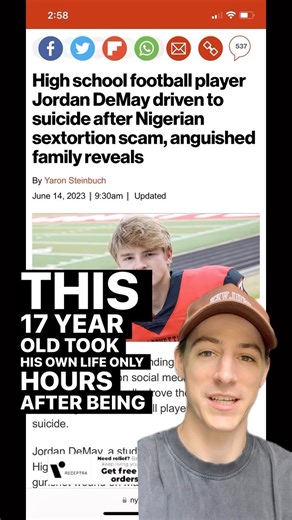While no charge or punishment could make up for the loss of their son, we are glad these three men are being brought to justice. It is so rare that perpetrators of sextortion are caught and charged. We are absolutely heartbroken for this family. And sadly, this is not a one-off situation. According to the FBI, sextortion cases involving children and teens are increasing rapidly. As younger and younger children are given smart phones, the pool of easily exploited minors becomes greater and greate
