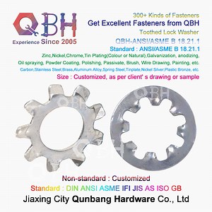 [Hot Item] External Internal Toothed Serrated Bearing Washer Railway Repair Spare Parts