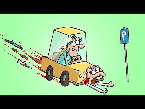 Parking The Car Gone WRONG | Cartoon Box 376 | by Frame Order | Hilarious Cartoons