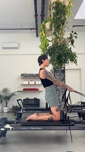 2.1K views · 74 reactions | Don't mind us - We'll just be here, adding this thigh stretch & backbend on the Allegro® Reformer to our vision board.  : Georgia Gavran of Wick Pilates + Movement | Balanced Body, Inc. | Facebook