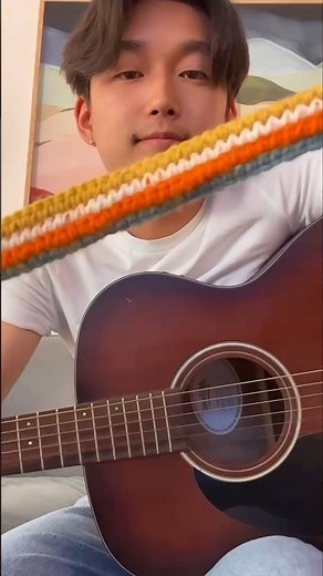 Guitar strap! #guitar #crochetdesign #crochet