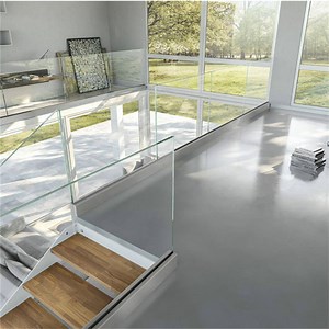 [Hot Item] U Channel Glass Balustrade Balcony Aluminum Panel Glass Railing