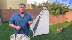 S'More Glamping Tent with Porch, 2/3/4/5/6 Person Durable Weatherproof Camping Tent, Large Family Tent with Room Divider, Easy Setup Tent with Screen Room