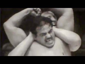 WWE WVR NWA PAT O'CONNOR VS THE MIGHTY ATLAS 5/16/1952 AMPHITHEATER CHICAGO FULLYREMASTERED 4K60FPS