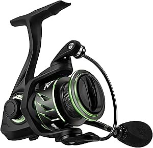 Piscifun Viper X Spinning Reel - 6.2:1 High Speed Fishing Reel, 10+1BB, Lightweight Ultra Smooth Tournament Spin Reels（1000 Series
