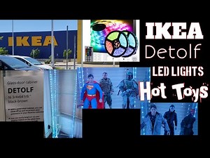 IKEA | Detolf | LED Lights | Hot Toys | How To Put A Detolf Shelf Together & Add Lighting