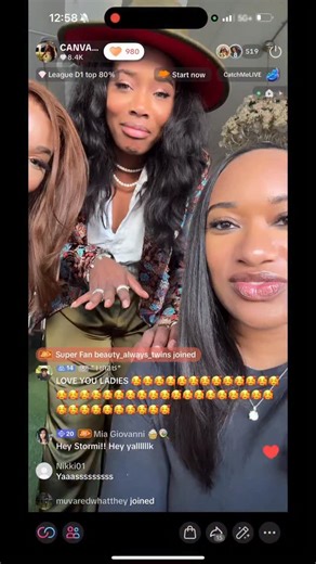 Stormi Steele on Instagram: "I love being around supportive women and I love @yandysmith and @iamkarlieredd … they’re the sweetest! I can’t wait to see Yandy kill it with YELLE SKINCARE on the CANVAS APPROVED live. And I’m super grateful to have linked with such a bomb soul."