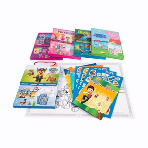[Hot Item] Custom Children Books Early Learning Cartoon Character Sticker Toys Sets
