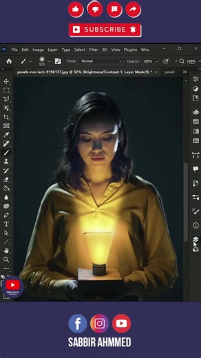 1.4K views · 121 reactions | In this video, we gonna learn How to make natural light effects in Photoshop quick tutorial. #photoshop_lighting_effects #lighting_effects_filter #photoshop_tutorial #photo_manipulation #photoshop_2023 #draw_light, #glow_effect #sabbir5051 #sabbir_Ahmmed | Sabbir Ahmmed | Facebook