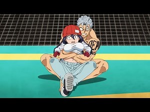 Andy touching Fuuko - Undead Unluck Episode 1