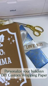 Make gift-giving extra special with custom DIY wrapping paper! | Cricut | Facebook