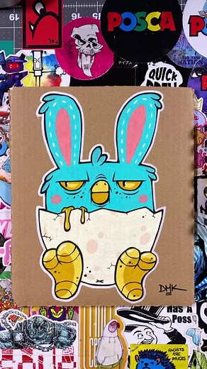 Learn about my 4 stages of Posca drawing on my Ko-fi page. Search KORP | Doodle with Korp