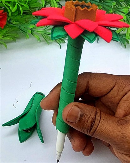 45 reactions · 18 shares | Most beautiful decorative pen making very easy tutoial at home - Make your own hand pen for your best friend #gifts #diy #decor | Craftsome | Facebook