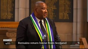 39K views · 663 reactions | Profusely thanking Scotland, Glasgow University & the Hunterian Museum for the dignified negotiations for the return of the remains of our Khoi & San ancestors, dug up & stolen as pseudo-scientific racial curiosities in 1910. These violated bones are home at last. | Gayton Mckenzie | Facebook