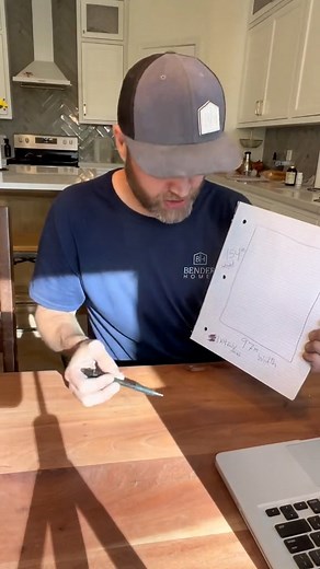 How to easily figure out the layout for your board & batten (OR WAINSCOTTING) wall. #reelvedio #viralreel #reelfb | Benderhomes