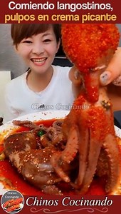 28K views · 295 reactions | china eating prawns, octopus in spicy cream | Amor y Odio | Facebook