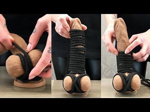Step by Step Bondage Cock and Ball Restraint with Bondage Rope | Pulse and Cocktails