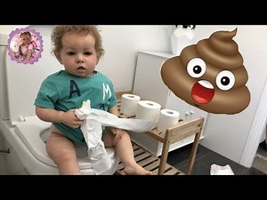 *REBORN TODDLER POTTY TRAINING DAY!* With Mitchel and Natalie