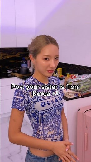 Pov: you have a Korean sister @seb1nnn @chumkpop