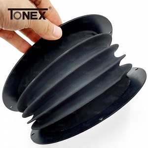 Industrial Plastic Telescopic Dust Cover Rubber Bellows Cover Linear Guide Rail Bellow Covers for CNC Machine