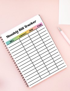 Monthly Bill Tracker Printable, Bill Planner, Budget Planner Template, Bill Payment Checklist Tracker, Bill Tracker, Yearly Bill Tracker - Etsy Australia