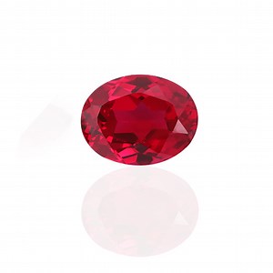 Wholesale Price Lab Grown Gemstone Oval Cut Ruby Stone Price Per Carat Lab Grown Ruby