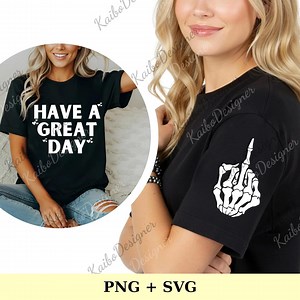 Have A Great Day Middle Finger Png, Fuck You Digital File, Funny Png, Halloween Png, Humor Svg, Halloween Party Png - Etsy