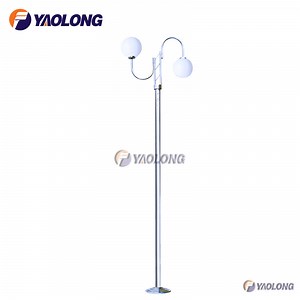 [Hot Item] Tapered Shape Stainless Steel Street Ornamental Lighting Poles