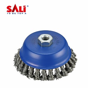 [Hot Item] Best Quality Twisted Stainless Steel Wire Cup Brush 4" Cup Brush