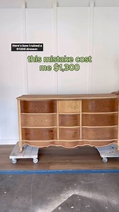 102K views · 3.5K reactions | This dresser turned into a $1300 mistake… but ended up exactly where it was meant to be  I was able to gift it to a family in need, and that made every part of the journey worth it. #FurnitureFlip #BeforeAndAfter #FurnitureMakeover #DIYFurniture #ThriftFlip #BudgetDIY #FlippingFurniture #MCMFurniture #FurnitureWithPurpose #RestoredWithLove #HomeOnABudget #FurnitureTransformation | Salvaged By Sammie | Facebook