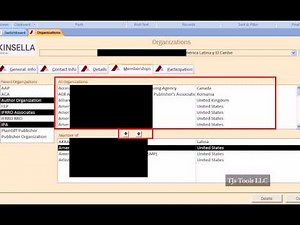 MS Access Contact Management Database