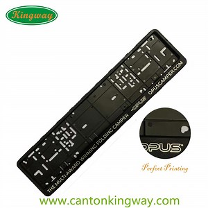 [Hot Item] Factory Sale Middle East Plastic Car License Plate Frame & Number Plate Holder