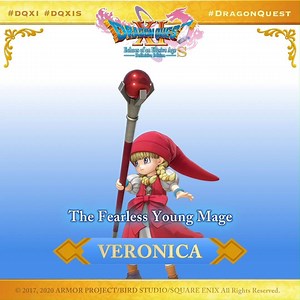 3.6K views · 288 reactions | A gifted young girl who wields powerful offensive spells. Fearless and a bit of a tomboy, she will stand up to anyone, be they an adult or even a fearsome monster. Much more mature than her appearance would suggest, Veronica loathes being treated like a child.  | Dragon Quest | Facebook