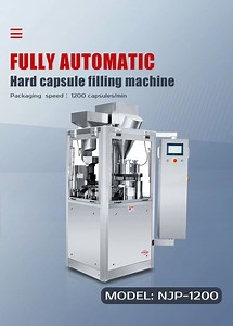 [Hot Item] Njp-1200 Capsule Filler Automatic Small Medicine Powder Pellet Capsule Filling Machine