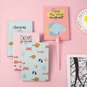 [Hot Item] Recycled Paper Eco Mini Cheap Diary Notebook with Pen Custom Printing for Student