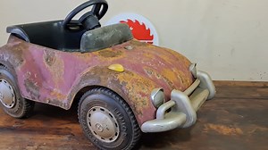 Beetle Vw Pedal Car - Restoration Abandoned Old Rusty Car | Restore DIY