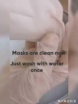 How to wash and reuse N95 masks