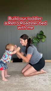 Our Roadster Toddler-to-Twin bed lets your little ones cruise to dreamland in style and comfort. Also available in gray, check it out here: https://ow.ly/VWkJ50PumEU! #step2 #step2kids #carbed #kidsbed #kidsbedtime #bedtime #racecarbed #kidsbedroom | Step2