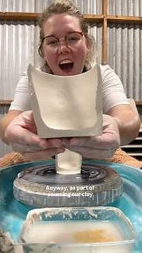 I didn’t know this was how they made clay 😮 visiting ​Bendigo Pottery ‪@northcotepotterysupplies‬
