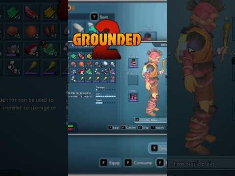 How To Craft Fuzzy Armor In Grounded 2! #shorts