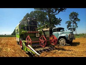 harvesting the harvester claas dominator 38