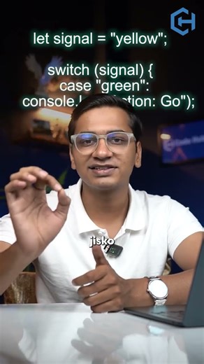 🚦 If-Else vs Switch in JavaScript | Traffic Signal Logic Explained #codehubindia #learntocode