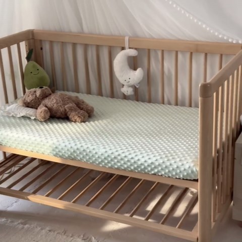 La&Sheer Baby Plush Crib Sheets for Boys Girls, Luxury Ultra Soft Fluffy Crib Sheet for Standard Crib Mattress(28"x 52"), Fuzzy Fitted Crib Mattress Sheet(Light Beige)