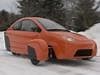 Elio presents unconventional three-wheeled car in Las Vegas