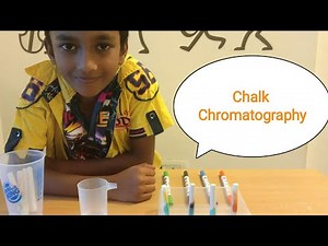 Chalk Chromatography Experiment