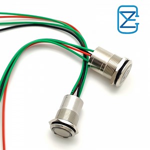 [Hot Item] 19mm IP68 Waterproof Metal Push Button Switch Latching Momentary Illuminated 10A 250V 1no