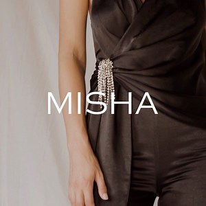 Wedding reception ready in 60 seconds! Tap to shop the Rafaella Pantsuit | MISHA